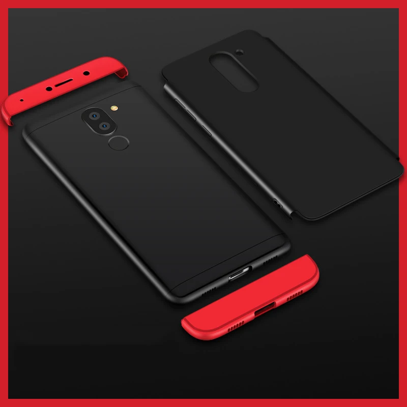 GKK Honor 6X чехол 360 полная защита Тонкая Броня для Huawei GR5 2017 Mate 9 Lite матовый Fundas|cover for