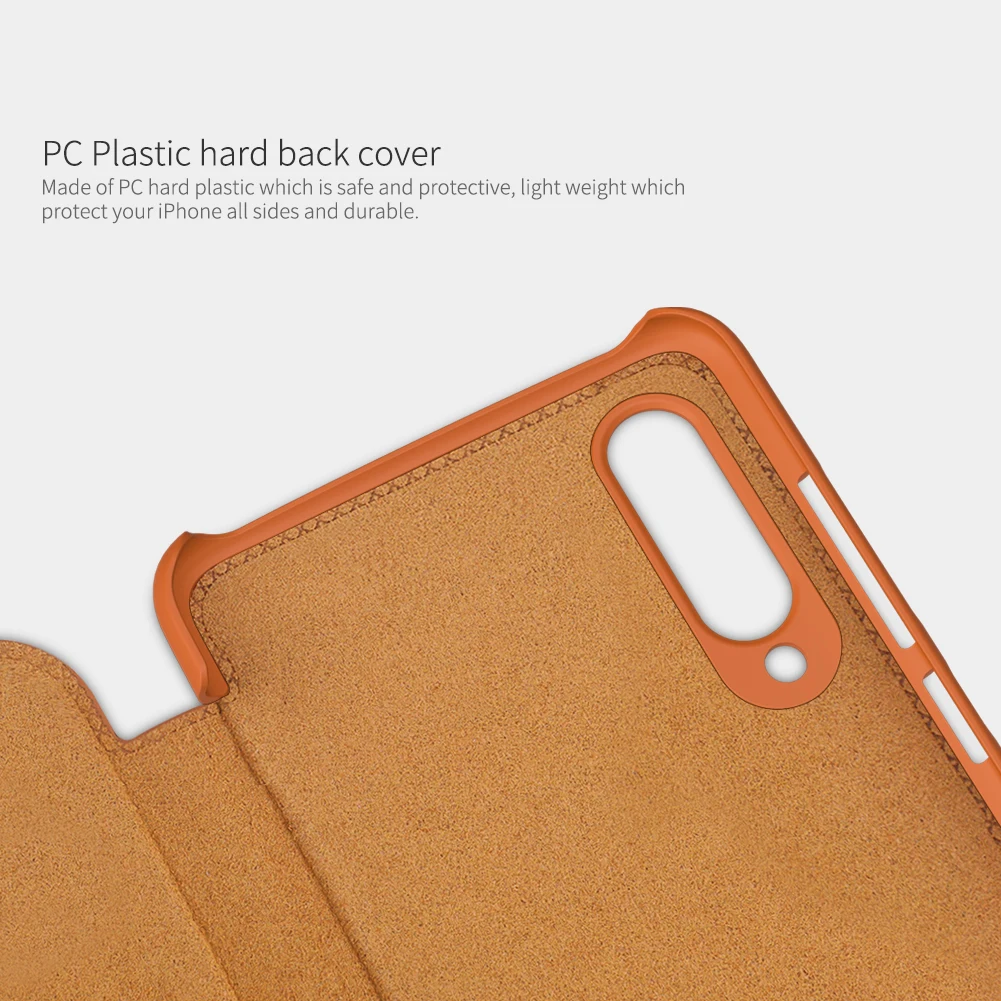 For xiaomi mi 9 /mi9 Explore Phone Case Nillkin QIN Protective flip Cover Leather Pocket Wallet Back With Retailed Package | Мобильные