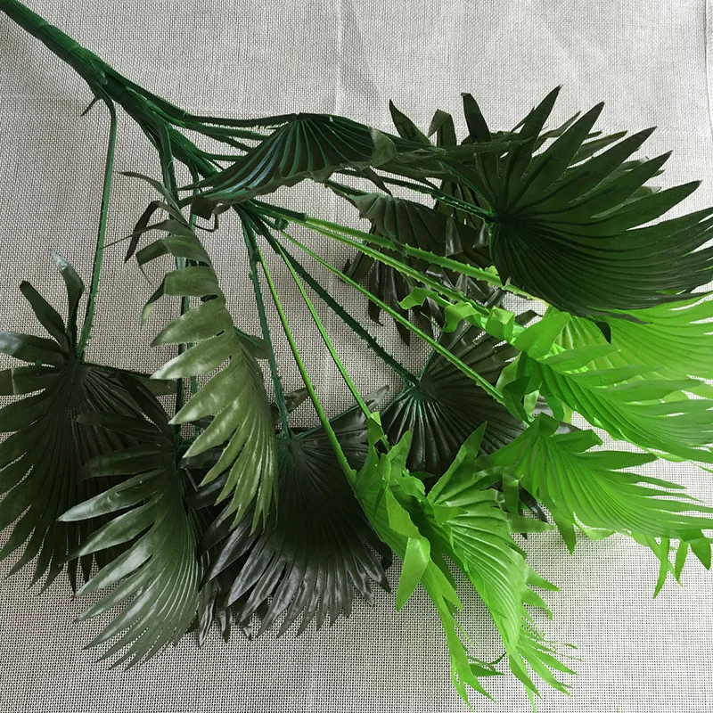 60 см Свадебный Декор для дома и церкви декор мебели искусственный кокосовый веер
