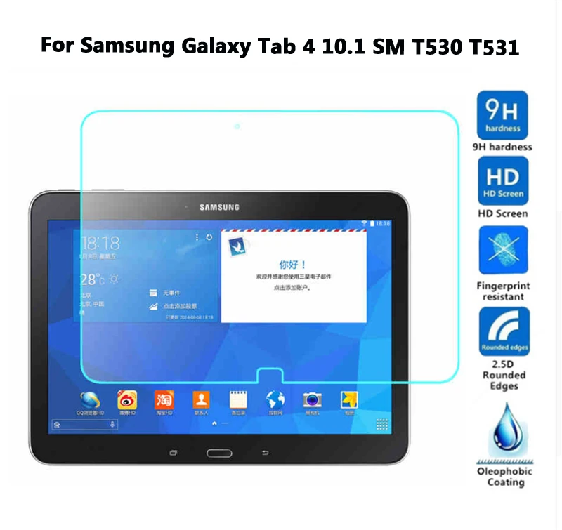 For T530 T531 T535 Для Samsung Galaxy Tab 4 10,1 SM T530 T531 T535 закаленное Стекло Экран Защитная пленка для Samsung Galaxy Tab 4 10,1 Стекло пленка - Цвет: For T530 T531 T535