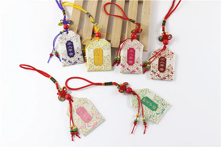 1 шт. Omamori Фортуна безопасность богатых хороший свадебный телефон кулон Бодхидхарма ключница семья ребенок подарок