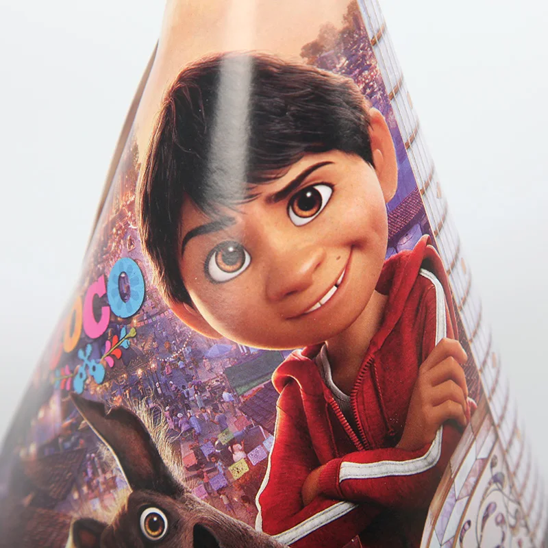 COCO тема бумажная чашка мешок тарелка скатерть соломенная выдувная баннер из воздушных шаров торт Топпер карты показать вечерние изделия для декорации подарок