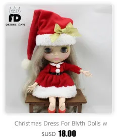 Ice blyth кукла bjd платье принцессы в стиле «лолита» розовое платье костюм со шляпой