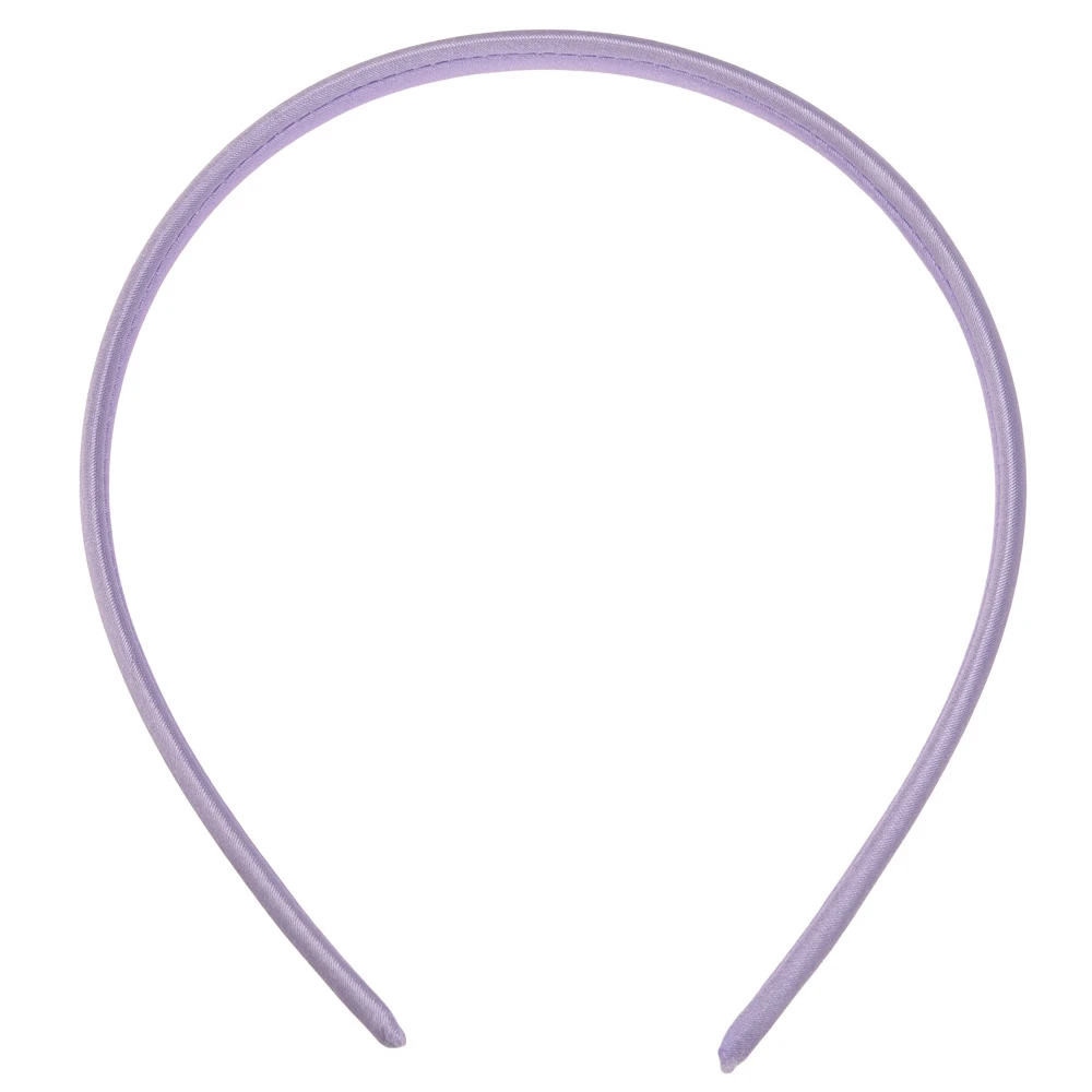 Lavender 4 шт. лента для волос 1 см* 36 см обруч для волос аксессуары для волос Diy Единорог вспомогательный оголовье лента для волос модный аксессуар - Цвет: Lavender