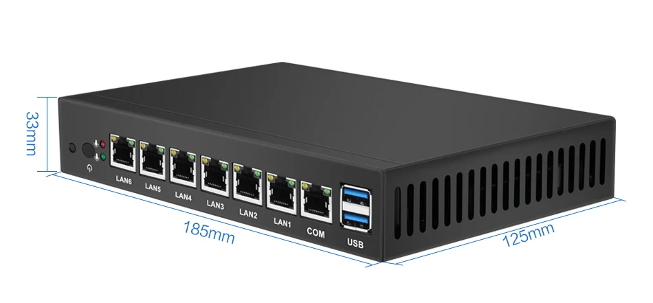 6* lan гигабит Ethernet Мини ПК Celeron 1037U 1,80 ГГц тонкий клиент маршрутизатор Pfsense Windows Linux промышленный Мини компьютер