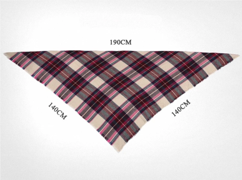 Winter Triangle Scarf For Women Brand Designer Shawl Cashmere Plaid Scarves Blanket Wholesale Dropshipping S027-style 5 |