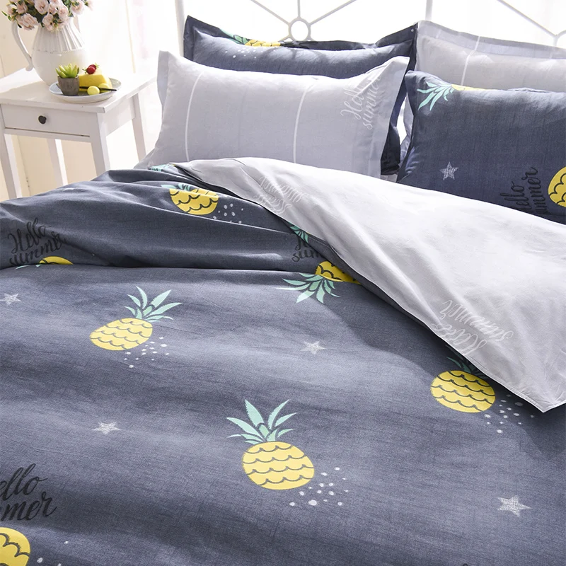 29 хит продаж комплекты постельного белья с рисунком ананаса набор Cover3/4 шт.