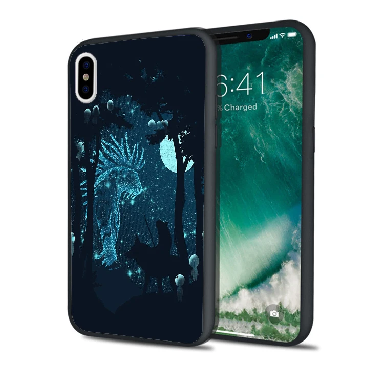 Fundas лесной дух Мягкий силиконовый чехол для телефона iPhone XS Max XR X 7 8 Plus 5S 5 SE 6 6S
