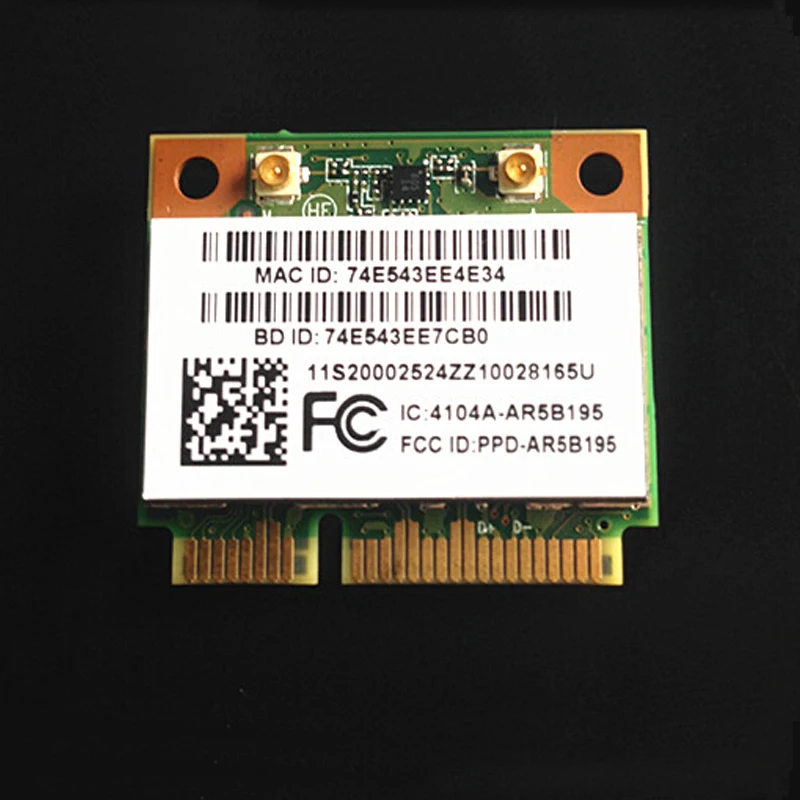 Беспроводная карта AR5B195 802.11bgn WIFI + BT3.0 для Lenovo G580 Series FRU 20002524 | Компьютеры и офис