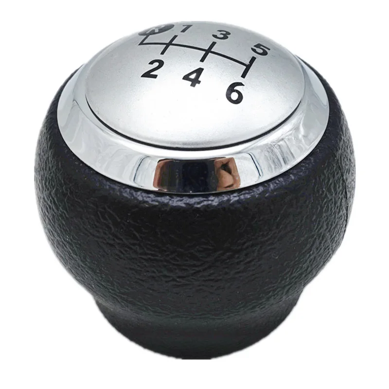 6 Speed Silver Приспособления для стилизации автомобиля рычаг переключения передач Stick ручка-паяльник для Защитные чехлы для сидений, сшитые специально для Toyota Corolla 1.8MT Avensis Yaris D4D в RAV4 CRUISER ALTIS Scion TC - Название цвета: 6 Speed Silver