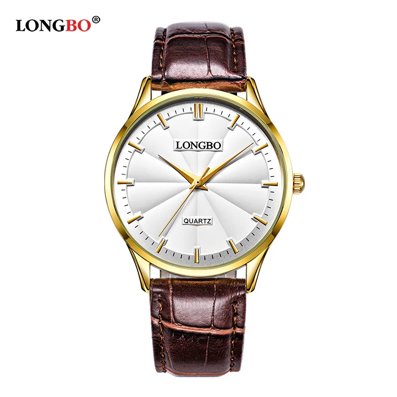 LONGBO новые роскошные парные Wtach простые дизайнерские аналоговые часы мужские и