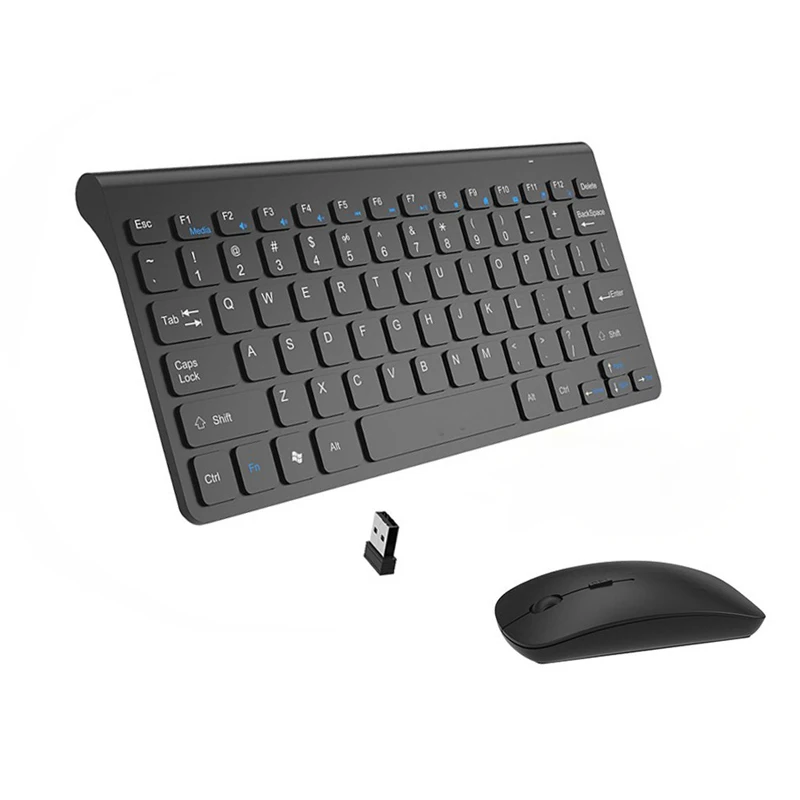 Landas USB 2.4G Wireless Keyboard Mouse Combo For Android Desktop Computer Wireless Keyboard And Mouse For Samsung Smart TV