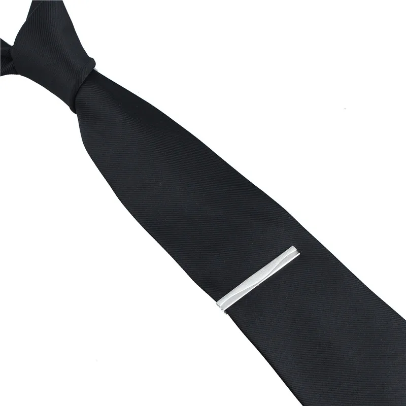 Хоусон простой дизайн галстук бар серебряный цвет и черный пистолет варианты