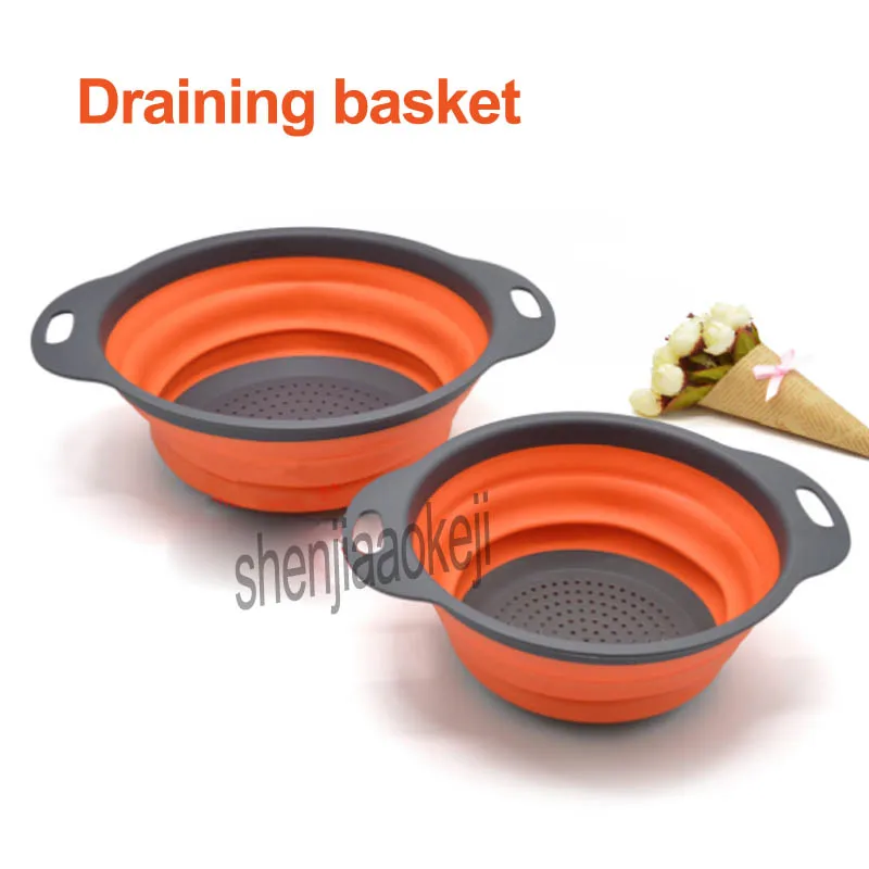 Складной силиконовый дуршлаг 1 шт.|Кухонные комбайны| |