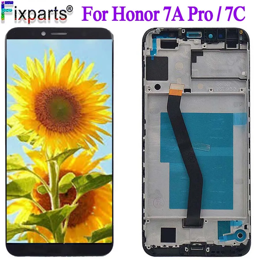 

Новинка, ЖК-дисплей 5,7 дюйма для Huawei Honor 7C, цифровой преобразователь сенсорного экрана в сборе ATU LX1 / L21 для Huawei 7A Pro