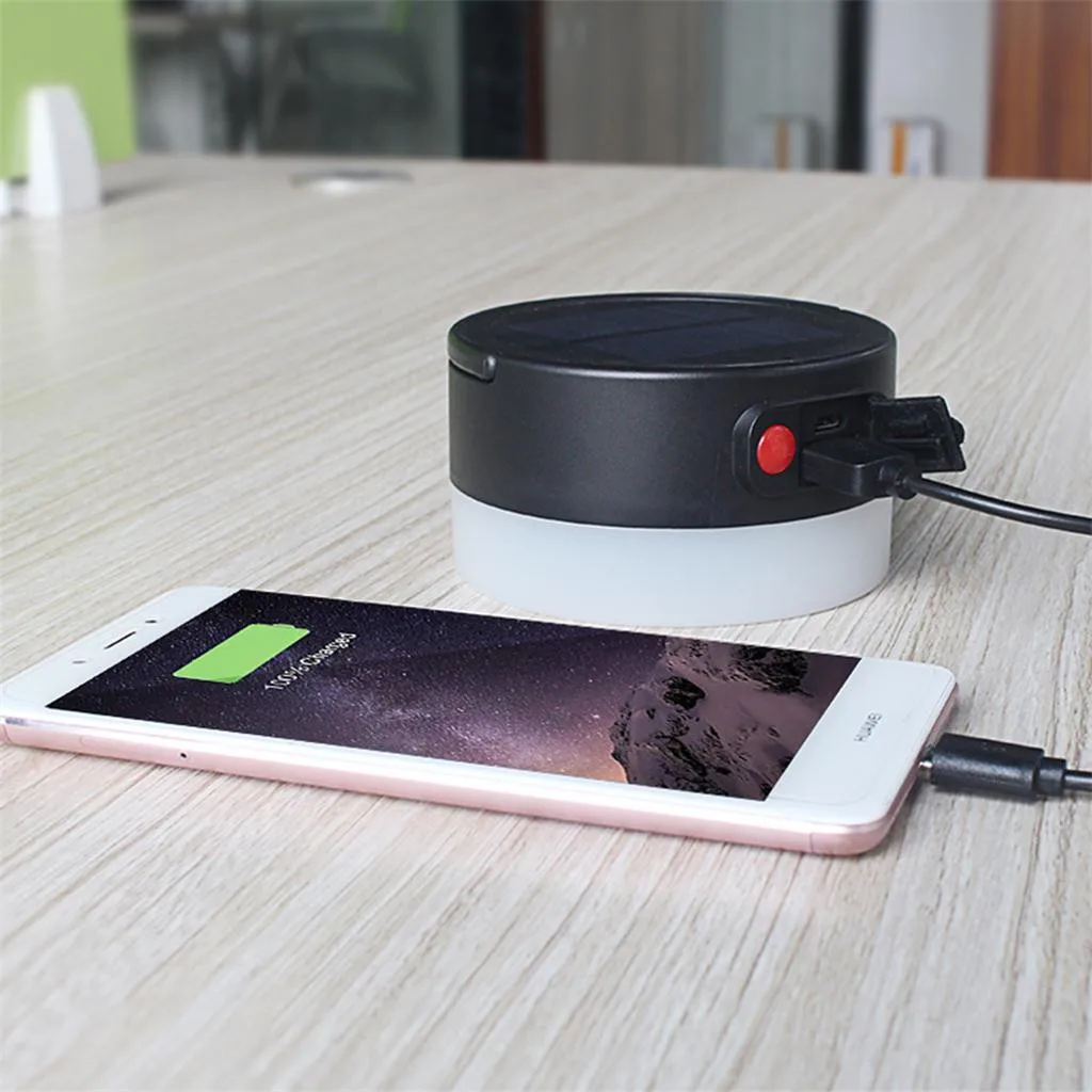 Светодиодная лампа на солнечной батарее портативная cozinha для кемпинга USB Люстра
