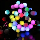 Уличная светодиодная гирлянда с шариками, 6 м, 40 светодиодов, 220 В
