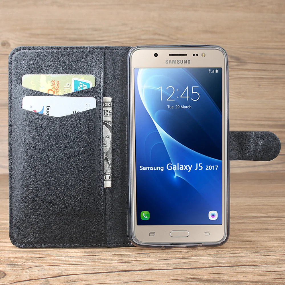Чехол для телефона Samsung Galaxy J5 2017 кошелек кожаный чехол J2 Prime J7 Priem гибкий из
