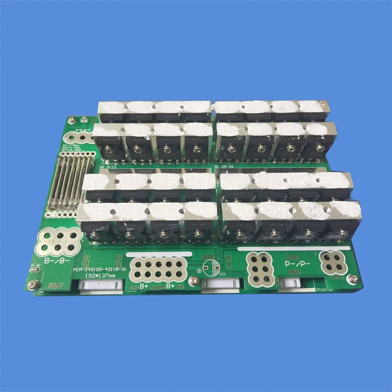 20S 84V 100A высокого уровня BMS и PCB для 72V литий-ионного электрического мотоцикла или