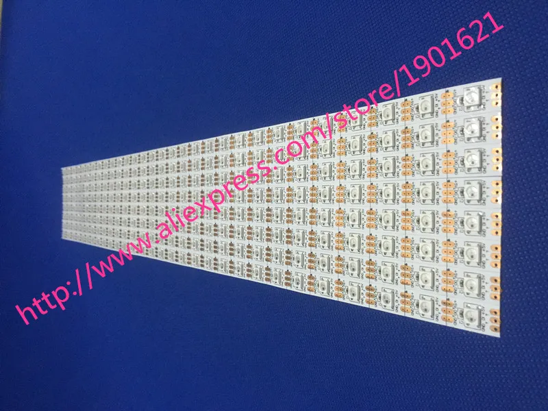 1 м/4 м/5 м WS2812B Смарт RGB светодиодный пиксель полосы черный/белый PCB 30/60/144 светодиодный s/m IC светодиодный пикселей Водонепроницаемый IP67/IP20 DC5V RGB светодиодные ленты