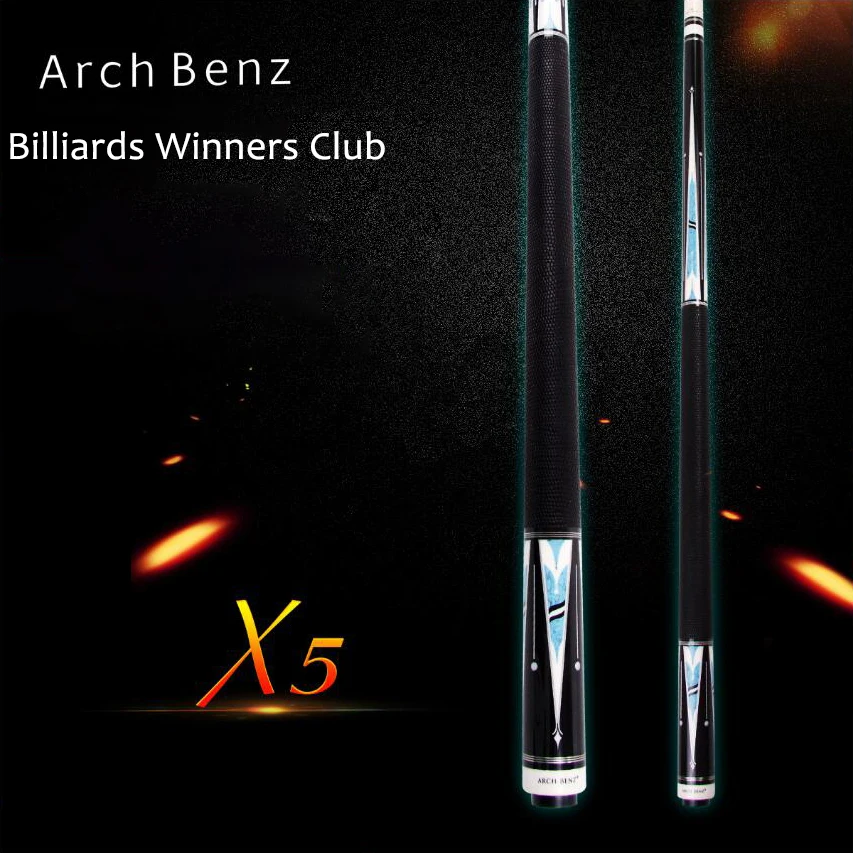 Arch Benz X5 высококачественный бильярдный Cue 1/2 Stick Kit 13 мм наконечник 149 см снукер