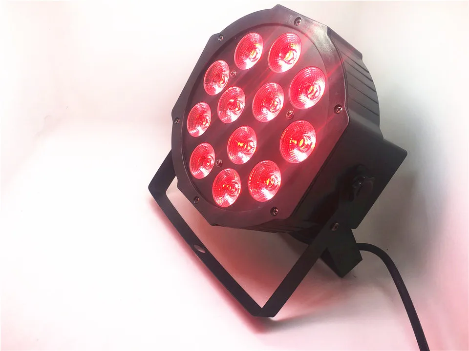 CREE RGBWA UV 12x18 Вт LED плоский SlimPar Quad Luce 6in1 DJ Wash сценический свет dmx luce della lampada 6/10