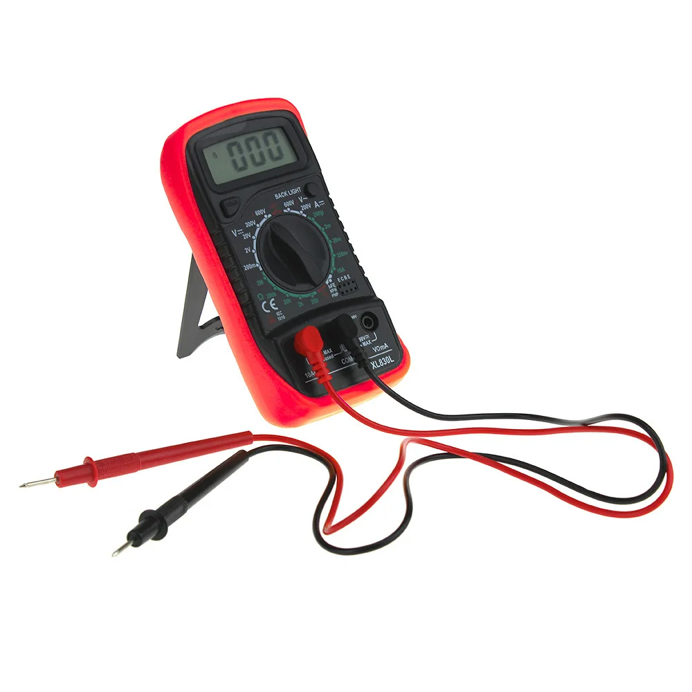 NOVFIX XL830L портативный цифровой мультиметр с подсветкой AC/DC Амперметр Вольтметр Ом