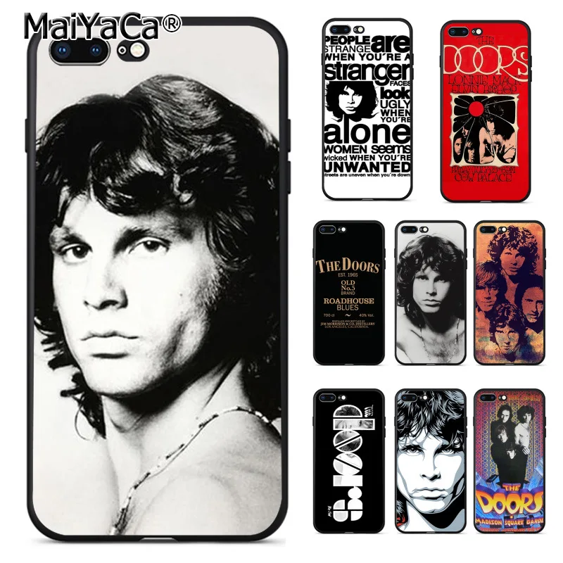 MaiYaCa the Door jim morrison Luxury High end phone Accessories Case for iPhone 7plus 8 6 6S Plus X 5S 11 12pro SE shell|Бамперы| |