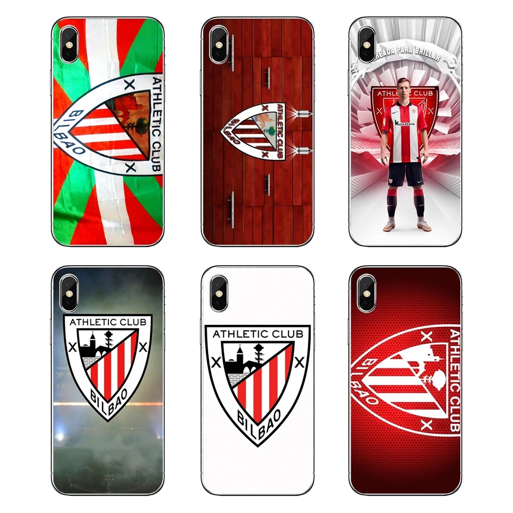 Прозрачный мягкий чехол для Samsung Galaxy A5 A6 A7 A8 A9 J4 J5 J7 J8 2017 2018 Plus Prime Athletic Club Bilbao FC с