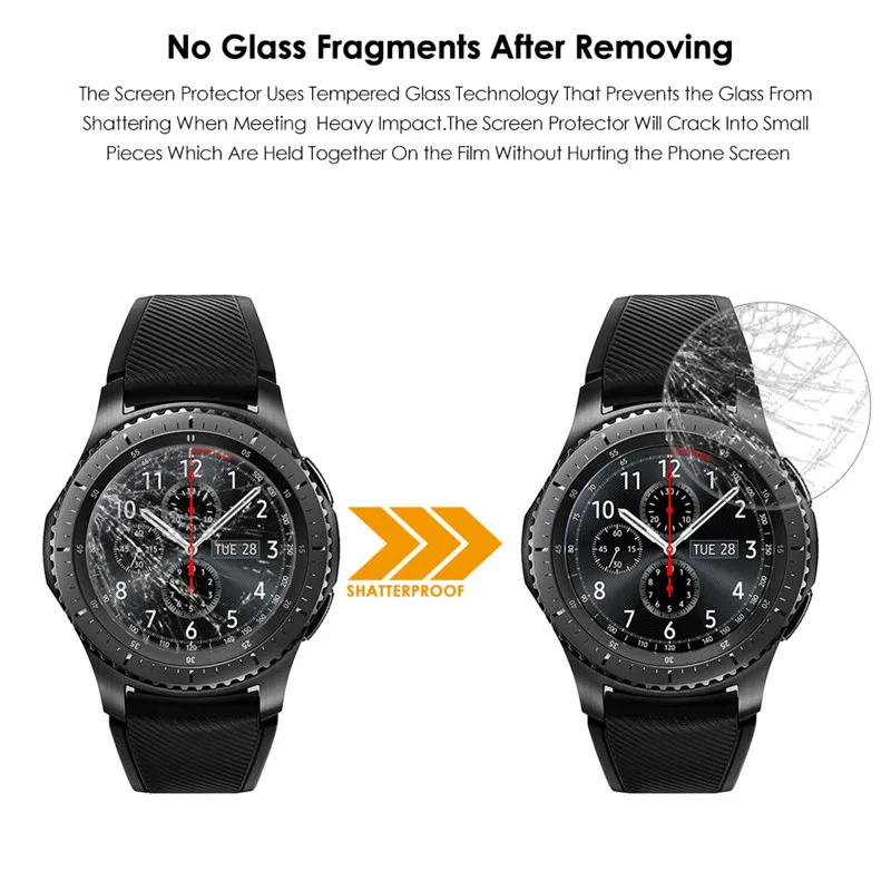 Защитный экран для Samsung Gear S3 Classic закаленное стекло Ultra Cltra 9H Frontier Защитная пленка