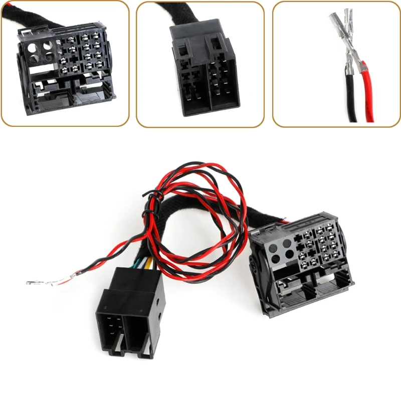 Адаптер Canbus от ISO до Quadlock для RCD330 RCD510 RCD310 RNS510 Кабель преобразования Polo Jetta гольф