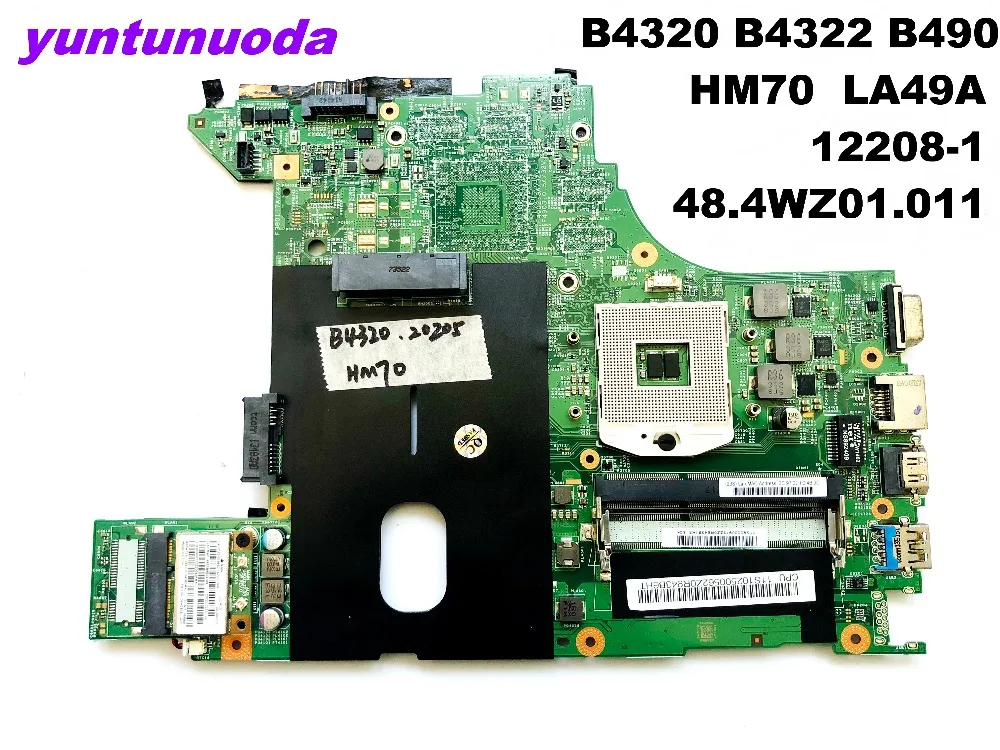 

Original for Lenovo B490 B4320 B4322 laptop motherboard B490 HM70 LA49A 12208-1 48.4WZ01.011 tested good free shipping