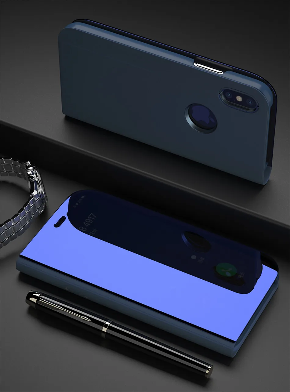 Зеркальный флип-чехол Essager для iPhone XS Max XR X S R 10 8 7 6 6s Plus, роскошный кожаный чехол-накладка для iPhone XS Xsmax Fundas