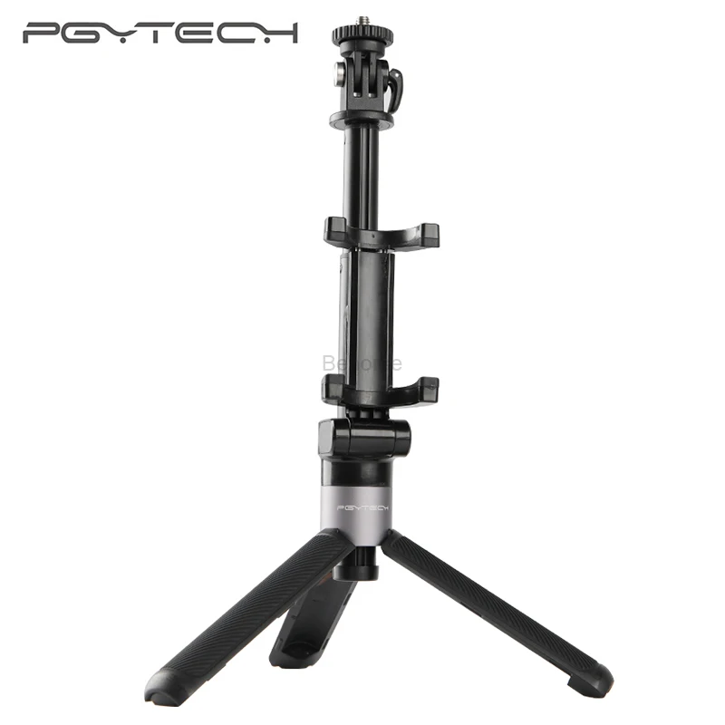 PGYTECH DJI Osmo Карманный складной держатель для телефона кронштейн адаптер крепление селфи палка рюкзак с триподом зажим ремешок аксессуары - Цвет: Светло-голубой
