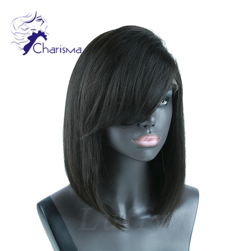 Короткие Волосы Боб Парики Бразильского Виргинские Человеческих Волос Парик