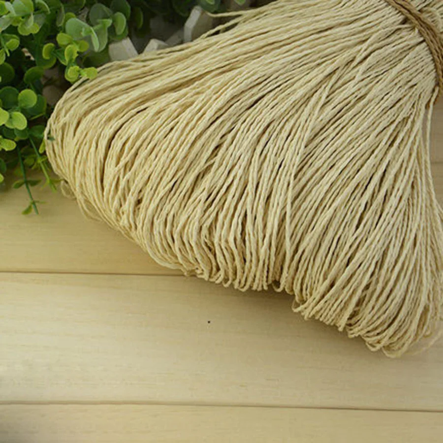 beige 500 г/лот, пряжа для вязания, рафия, пряжа для рукоделия, поставщик, ручная работа, соломенная шляпа для женщин, Солнцезащитная шапка, Fio материал, поставщик - Цвет: beige