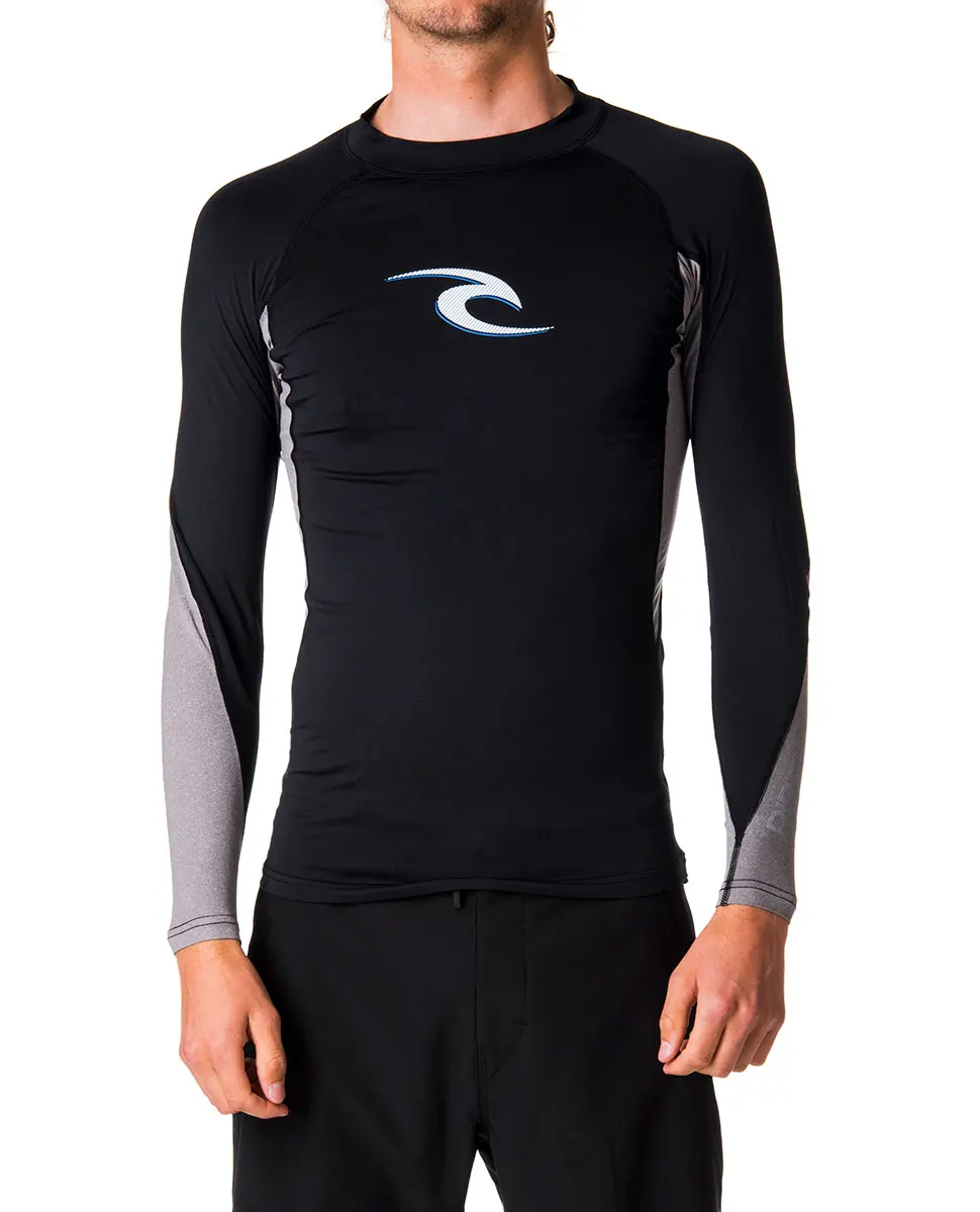 УФ-футболка с длинными рукавами и волнистым принтом жилет UPF 50 + | Спорт