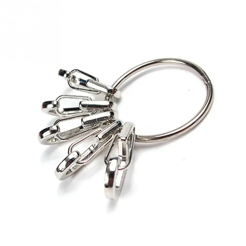6 шт./компл. карабин из сплава крючок для бутылки брелок с пряжкой подвесной замок