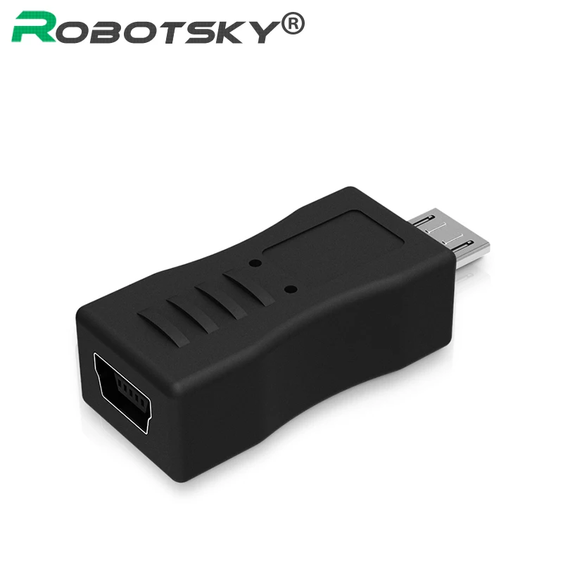 

Переходник Micro USB (штекер)/Mini USB (гнездо), для мобильных телефонов, MP3