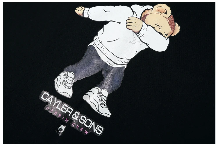 Лидер продаж года Heybig для хип-хопа уличные футболки Танцы футболка с медведем из мультфильма, Аниме Драконий жемчуг для мужчин женская летняя обувь Топы