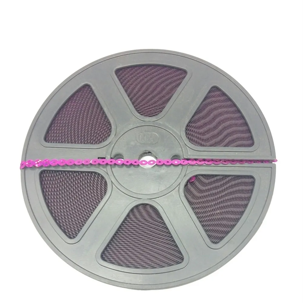 

12pcs Good Quality length 95meters/reel Glitter sequins Reel CD Eco-friendly 3mm embroidery sequin reels