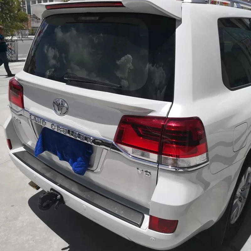 Для Toyota Land Cruiser LC200 2008-2018 ABS Материал средний спойлер любой цвет или праймер заднее
