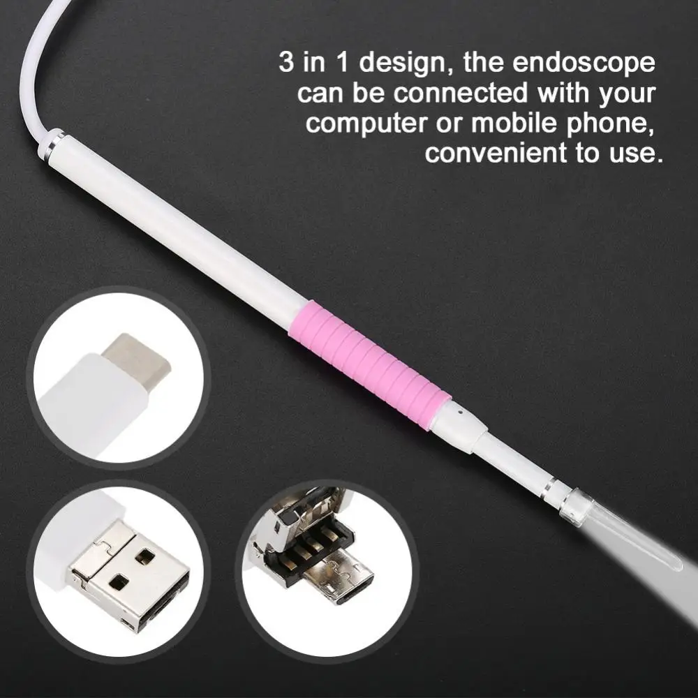 3 в 1 USB эндоскоп для чистки ушей|Инструменты ушей| |