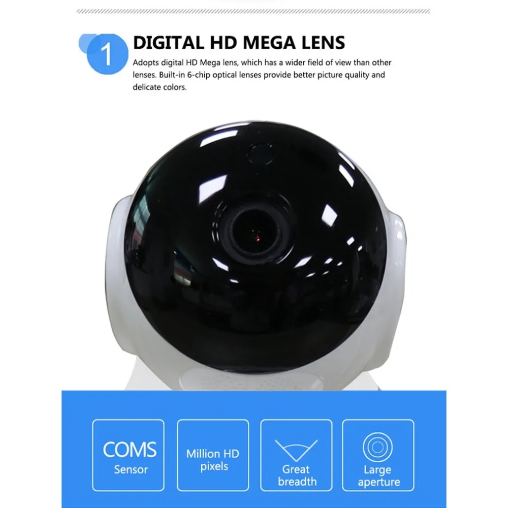 Мини домашний монитор P2P wifi камера 720P HD Беспроводная умная детская камера ночного видения Дистанционное Наблюдение домашняя камера безопасности