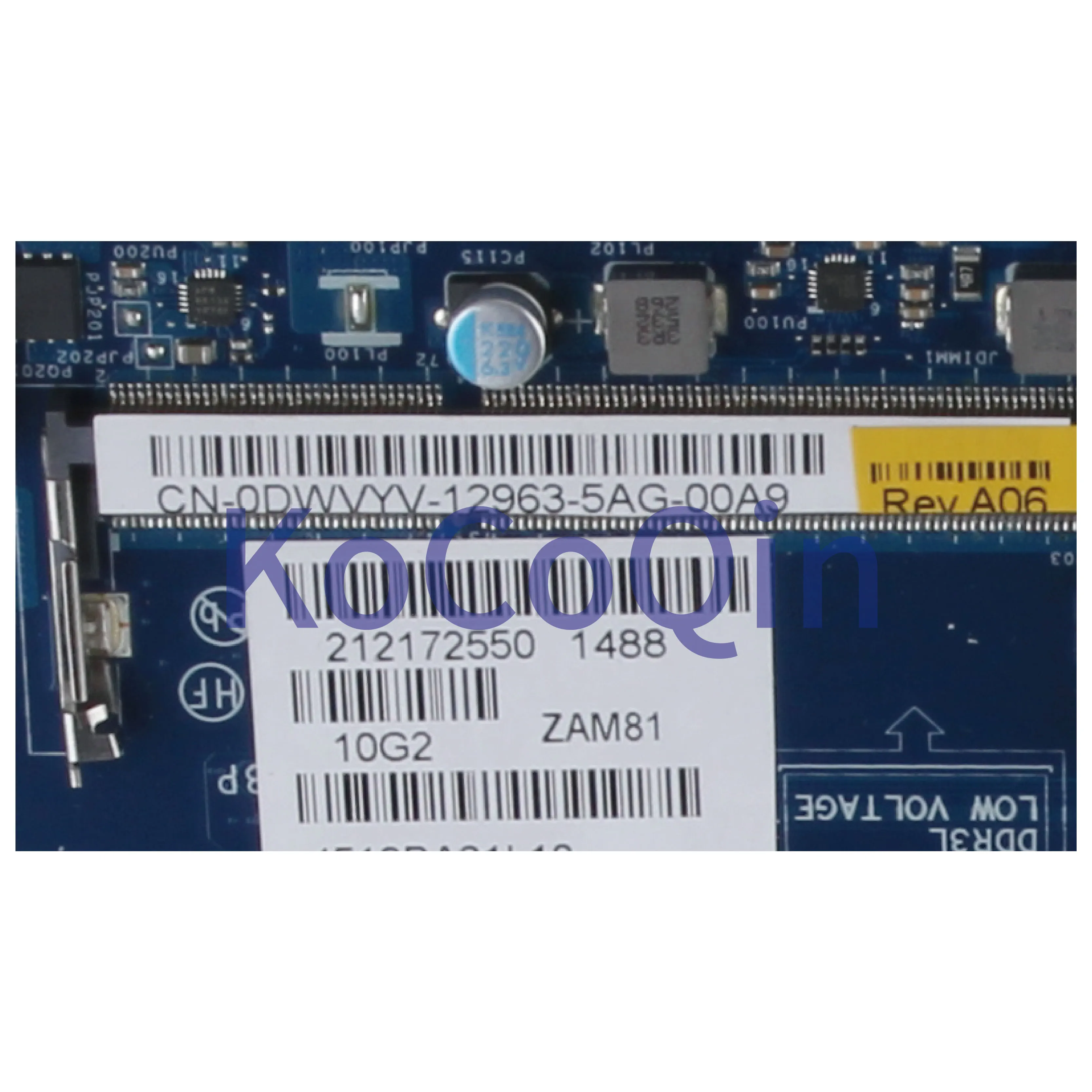 KoCoQin материнская плата для ноутбука DELL Latitude E5550 17-5600U ZAM81 LA-A913P 0dwvyv CN-0DWVYV N15S-GT-S-A2 SR23V cpu материнская плата