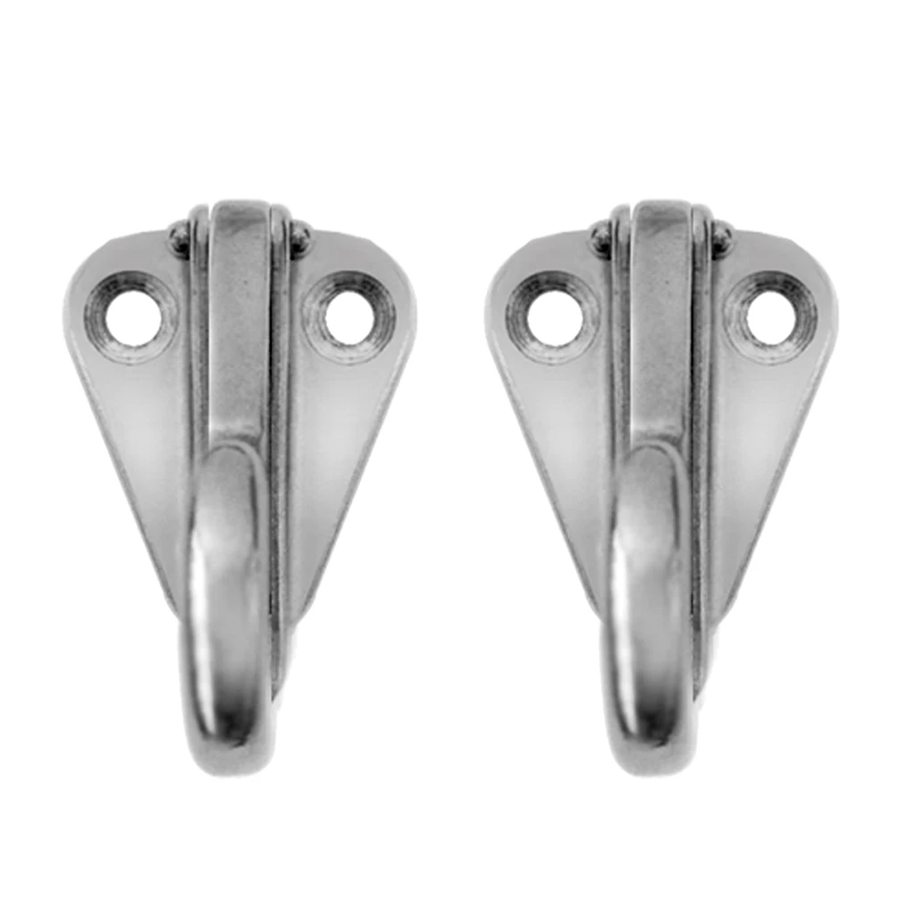 

2 Pieces Marine Grade Stainless Steel Spring Snap Hooks Fending Boat