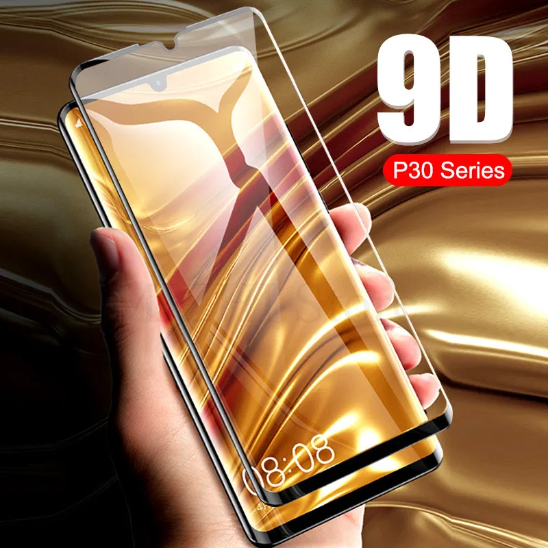 Стекло 9D для Huawei P30Pro Защитная пленка экрана Huwei P 30 Lite Plus P30 Light 30Pro закаленное