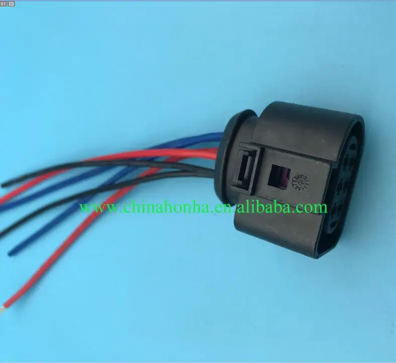 factroy sale 10PCS 6 pin LSU 4.2 Oxygen sensor connector pigtail 1J0973733 1J0 973 733 Auto Plug wiring harness | Автомобили и