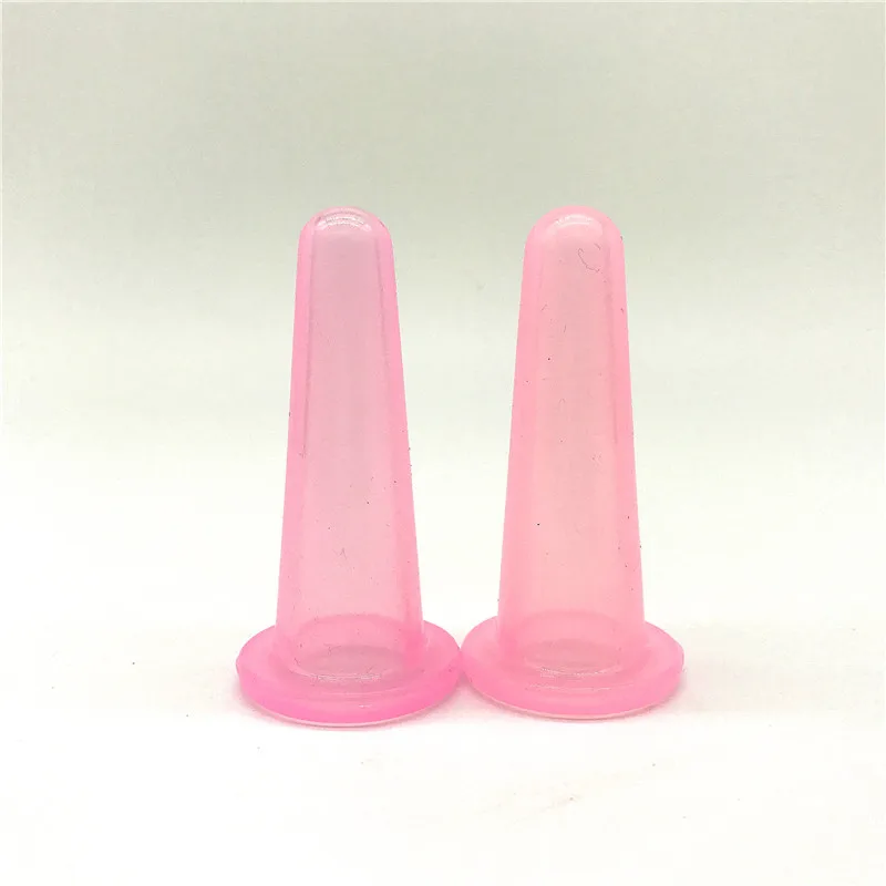 2 чашки силиконовых массажных чашек для лица набор китайских вакуумных резиновых