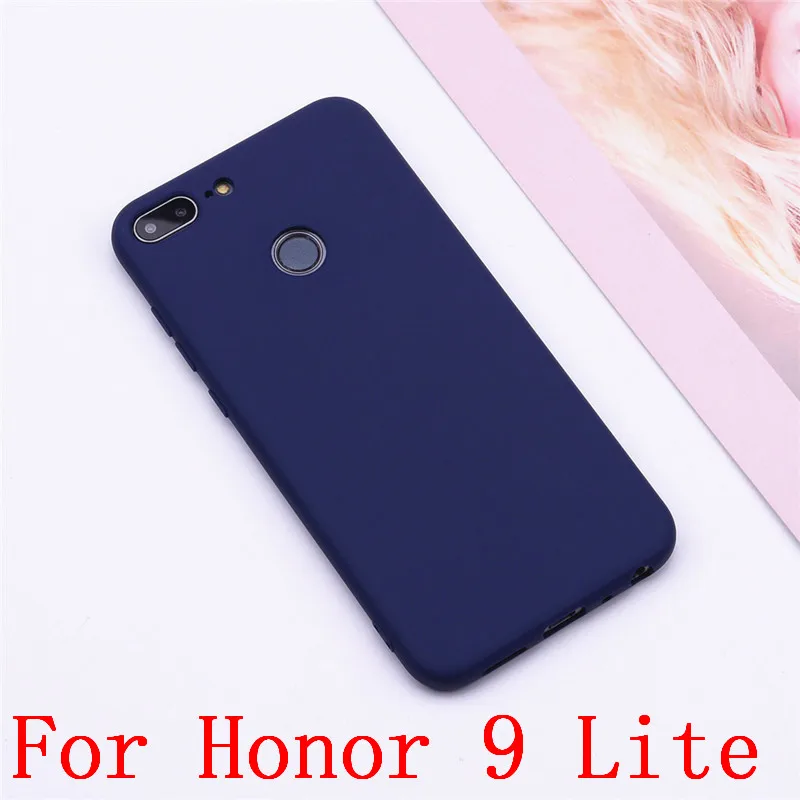 Dark Blue Чехол для Honor 9 Lite из мягкого ТПУ для Huawei Honor 9/Honor 9 Lite, чехол, бампер, силиконовый чехол для Huawei Honor 9 Lite, чехол - Цвет: Dark Blue